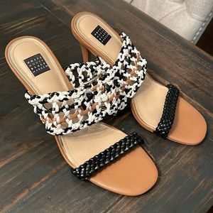 White House Black Market Heels Sandles. Lightly used size 8.